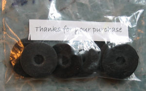 Rubber washers
