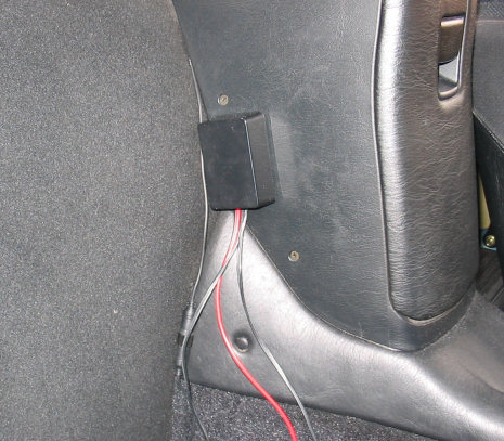 Regulator mounted in car